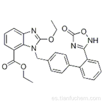 Ácido 1H-benziMidazol-7-carboxílico, 1 - [[2 &#39;- (2,5-dihidro-5-oxo-1,2,4-oxadiazol-3-il) [1,1&#39;-bifenil] -4- yl] Metil] -2-etoxi-, éster etílico CAS 1403474-70-3